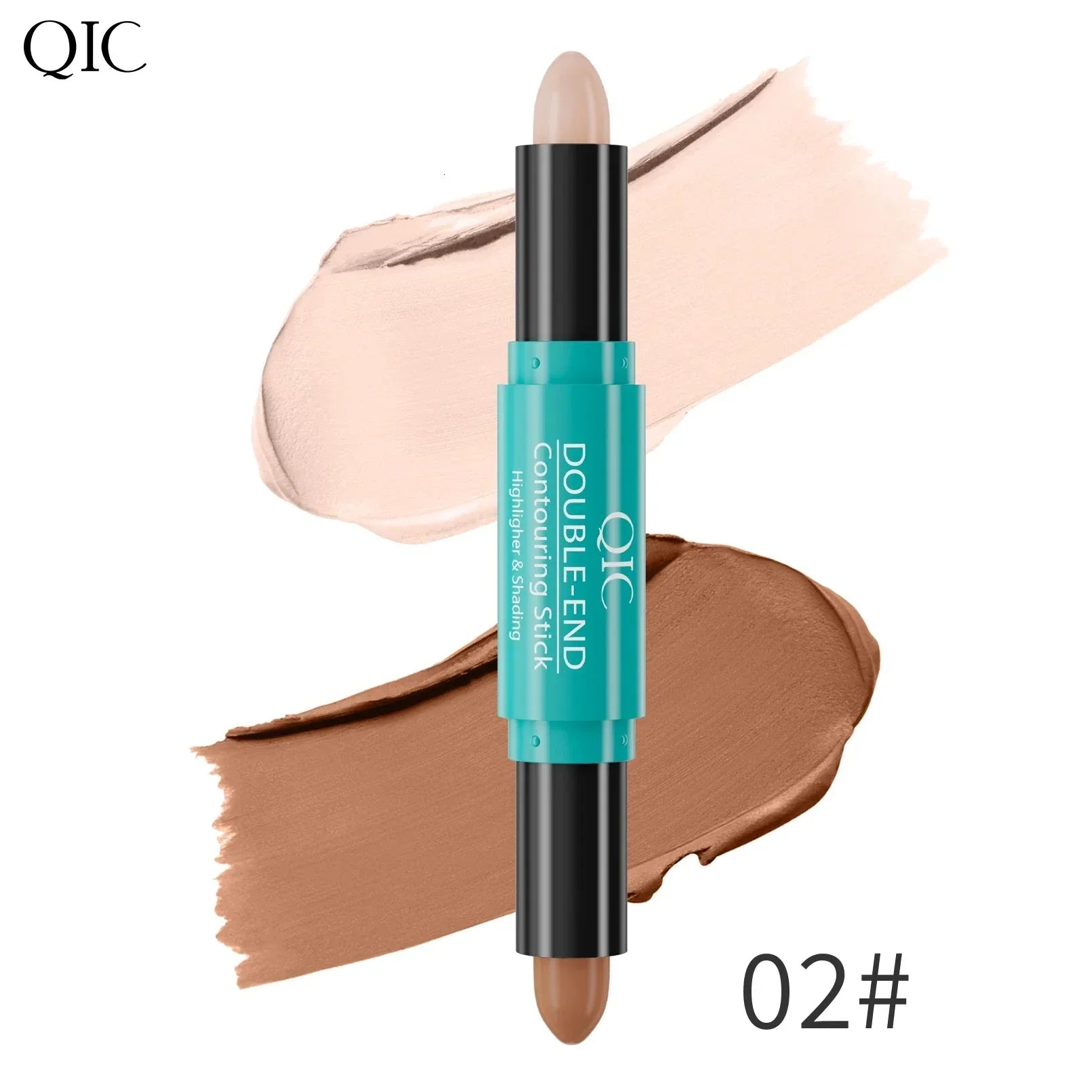 Baton Fond de Teint Double tete - Correcteur Visage - QIC