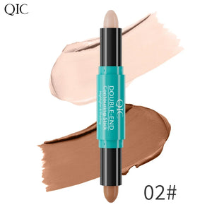 Baton Fond de Teint Double tete - Correcteur Visage - QIC