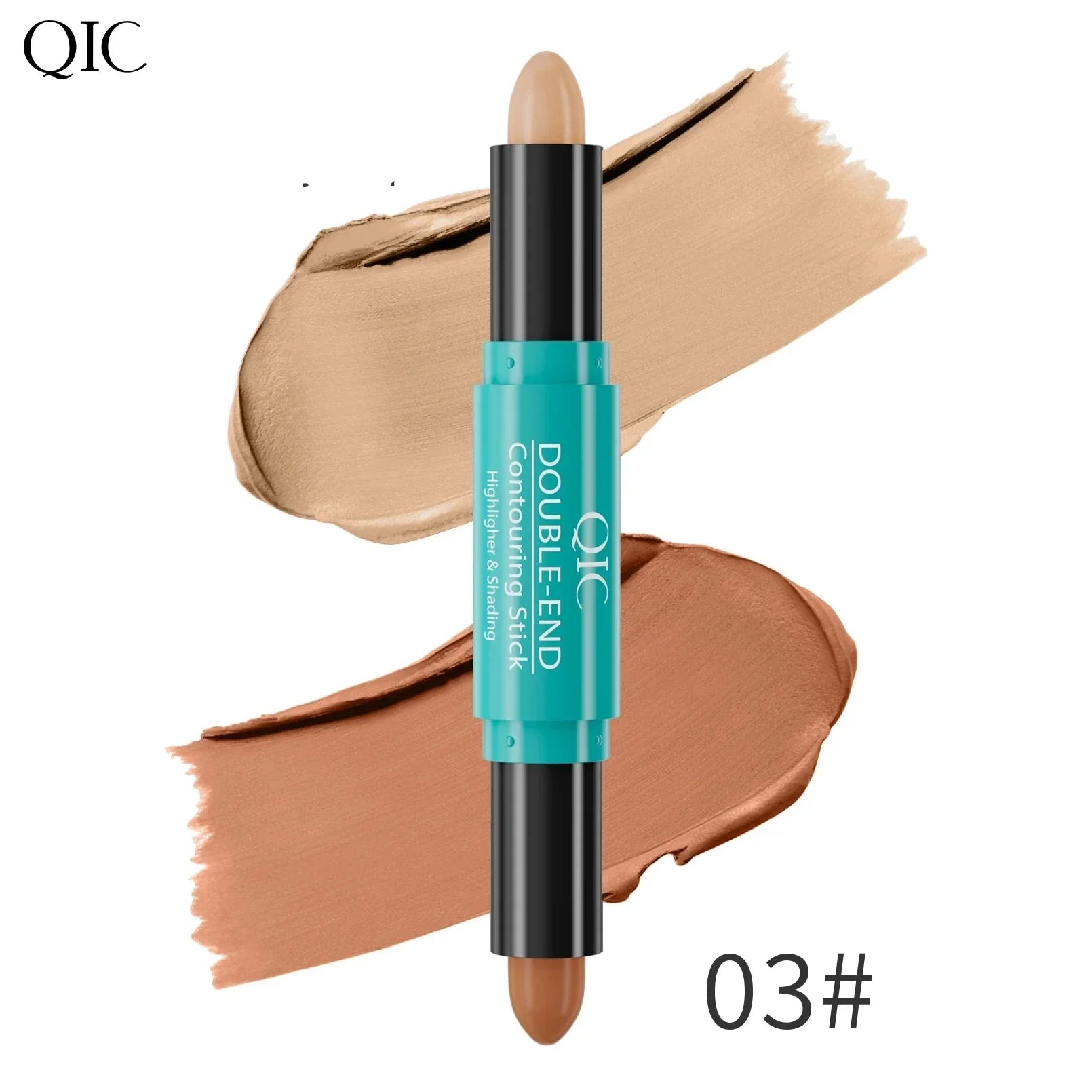 Baton Fond de Teint Double tete - Correcteur Visage - QIC