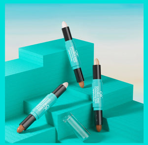 Baton Fond de Teint Double tete - Correcteur Visage - QIC