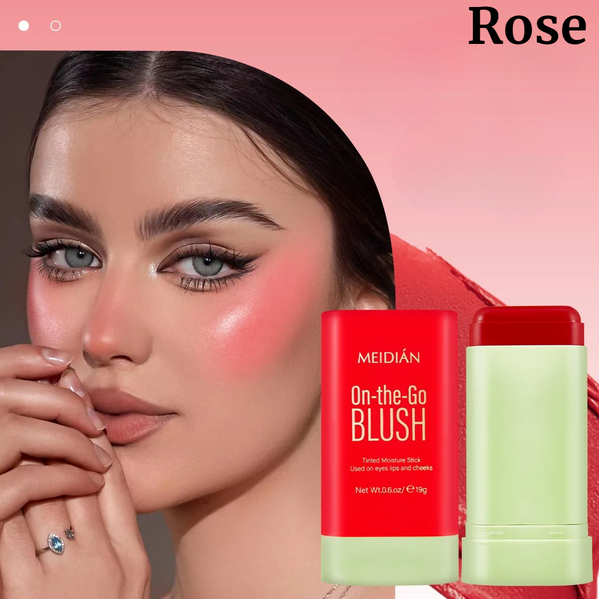 Blush Stick Hydratant pour Visage 3 en 1