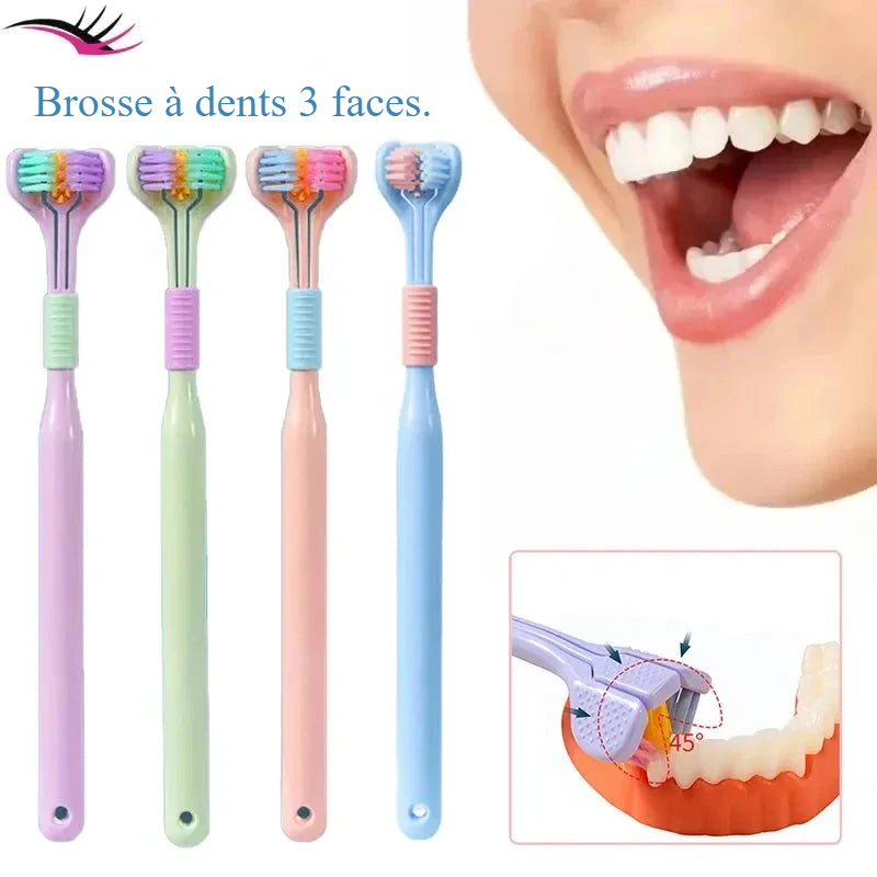Brosse à Dents 3 têtes pour Adulte