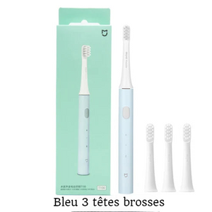 Brosse a Dents Electrique Sonique Adulte a 3 Tete Brosse