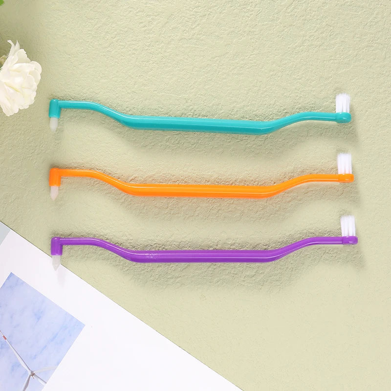 Brosse à Dents Orthodontique à Double Tête