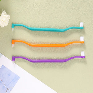 Brosse à Dents Orthodontique à Double Tête