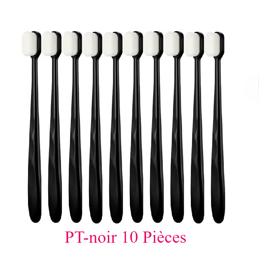 Brosse à Dents Ultra Fine Pour Adulte 10 pièces