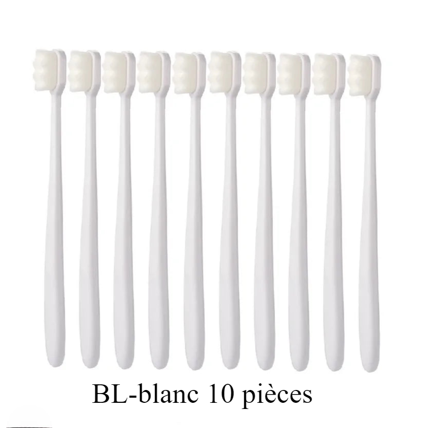 Brosse à Dents Ultra Fine Pour Adulte 10 pièces