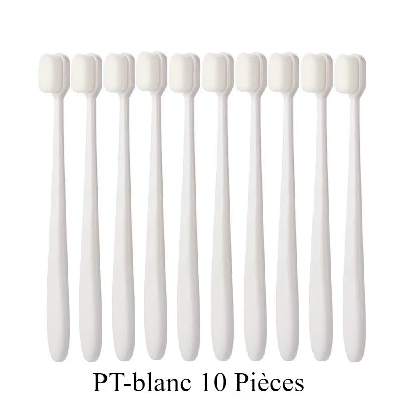 Brosse à Dents Ultra Fine Pour Adulte 10 pièces