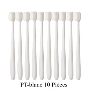Brosse à Dents Ultra Fine Pour Adulte 10 pièces