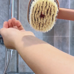 Brosse de bain - brosse douche a long manche 1 piece