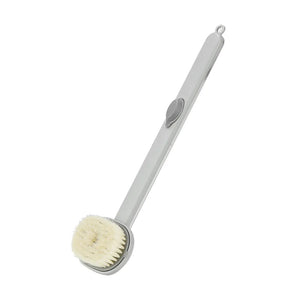 Brosse de bain - brosse douche a long manche 1 piece gris