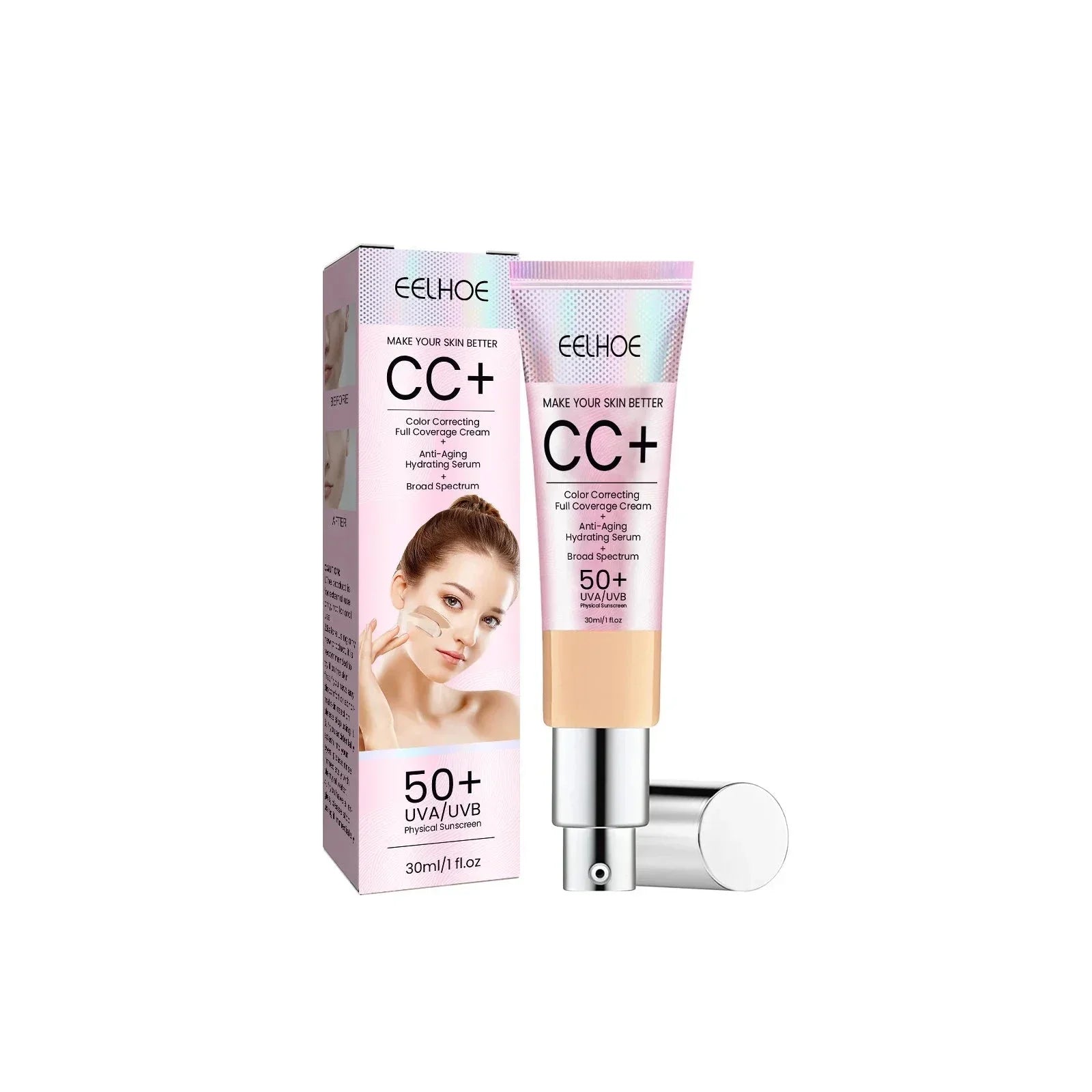 CC creme correctrice anti-age visage EELHOE 30ml