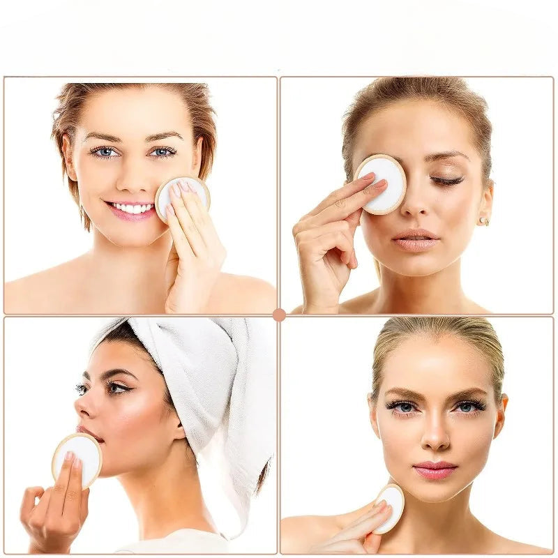 Coton Demaquillant Reutilisable pour Visage 10 pièces 1