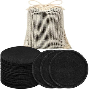 Coton Demaquillant Reutilisable pour Visage 10 pièces