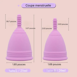 Coupe Menstruelle Portable en Silicone Medical Anti-fuite