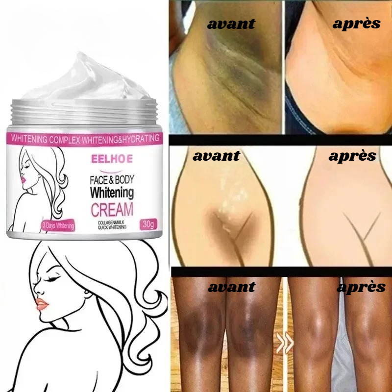 Creme Hydratante Corps et Eclaircissante - EELHOE