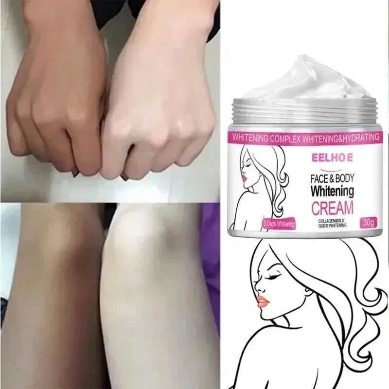 Creme Hydratante Corps et Eclaircissante - EELHOE