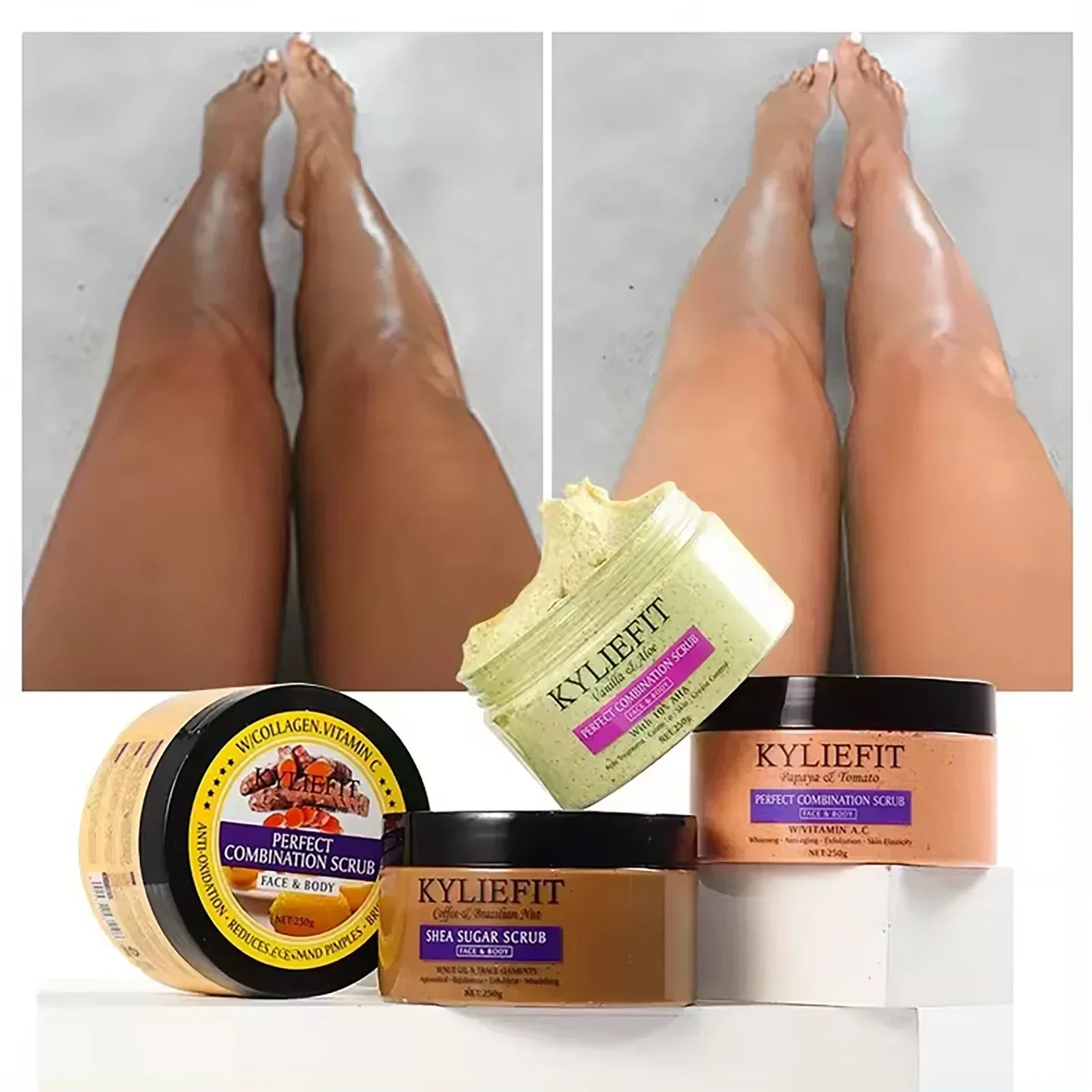 Crème Hydratante pour le Visage & Corps - KYLIEFIT 4 paquets