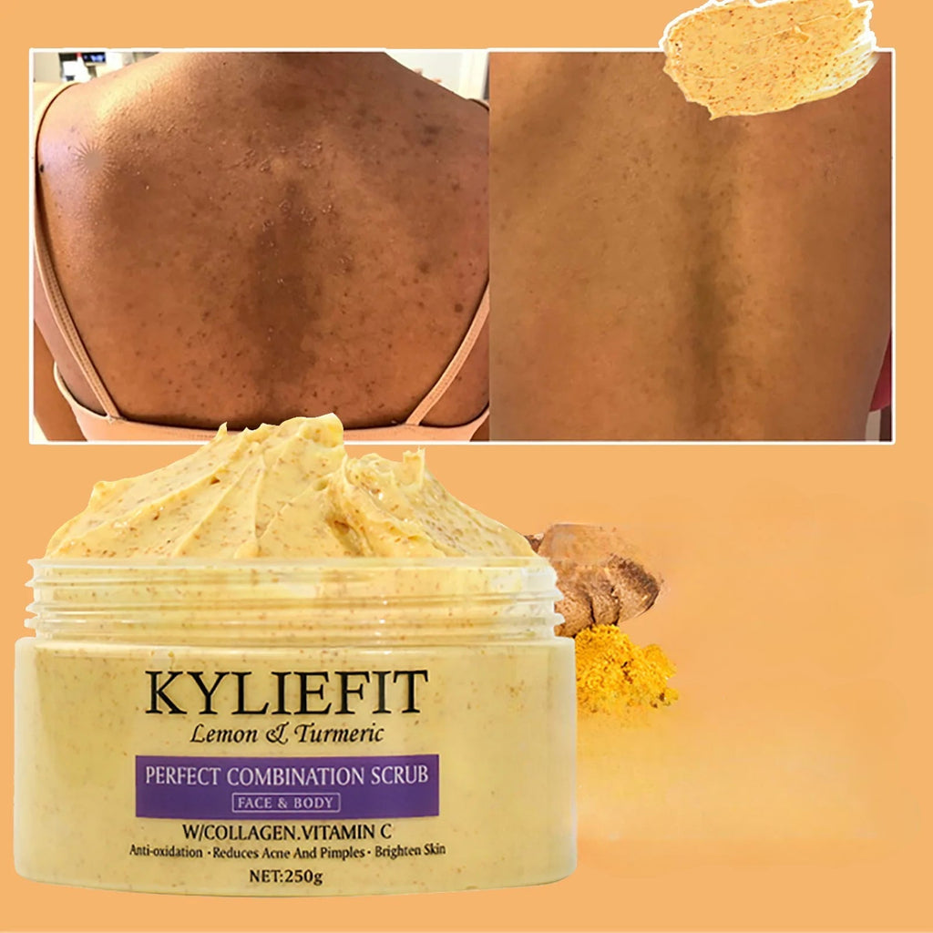 Crème Hydratante pour le Visage & Corps - KYLIEFIT  citron et curcuma