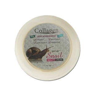 Crème Solaire Visage Collagène SPF45 ++ d'Escargot