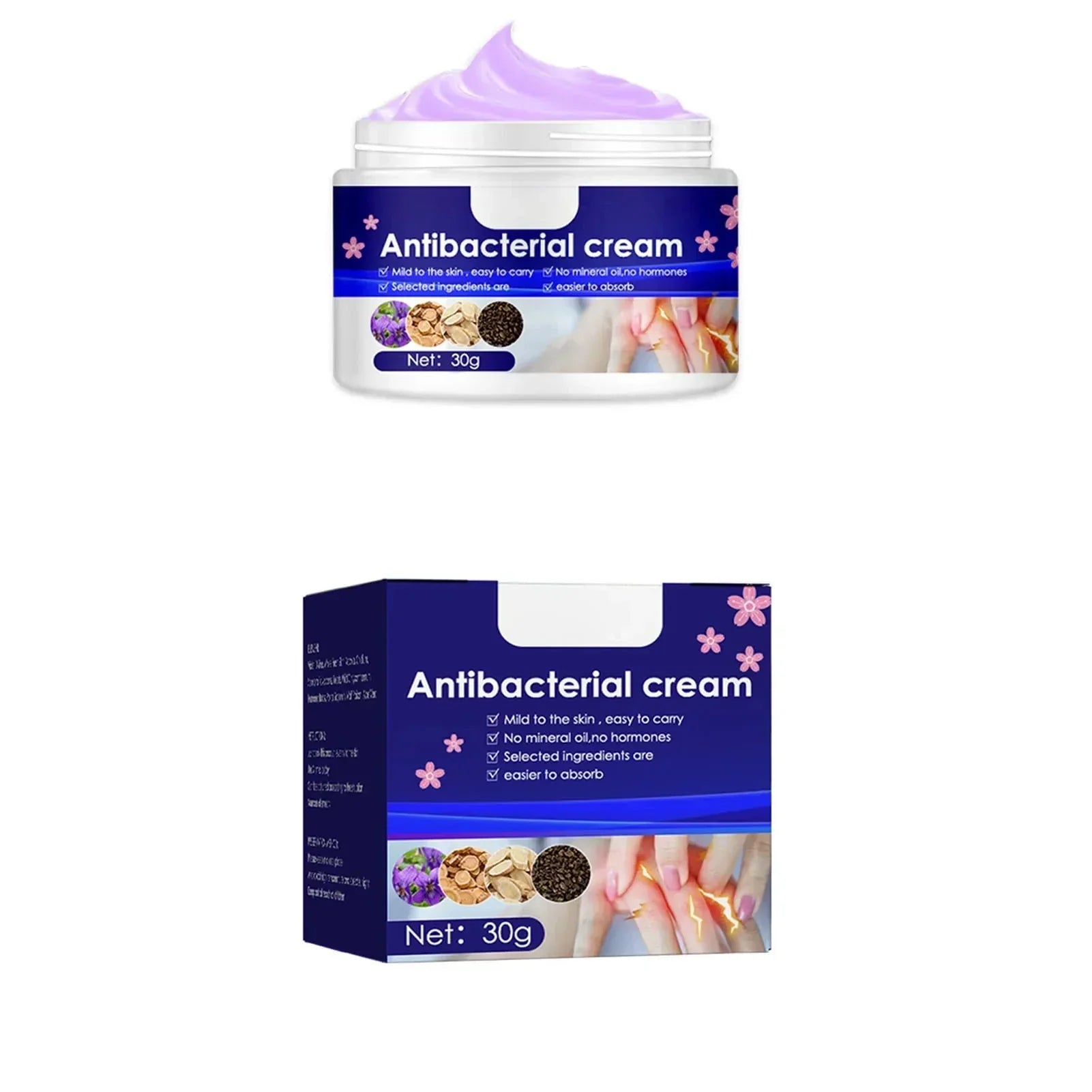 Crème anti-démangeaison Antibactérienne