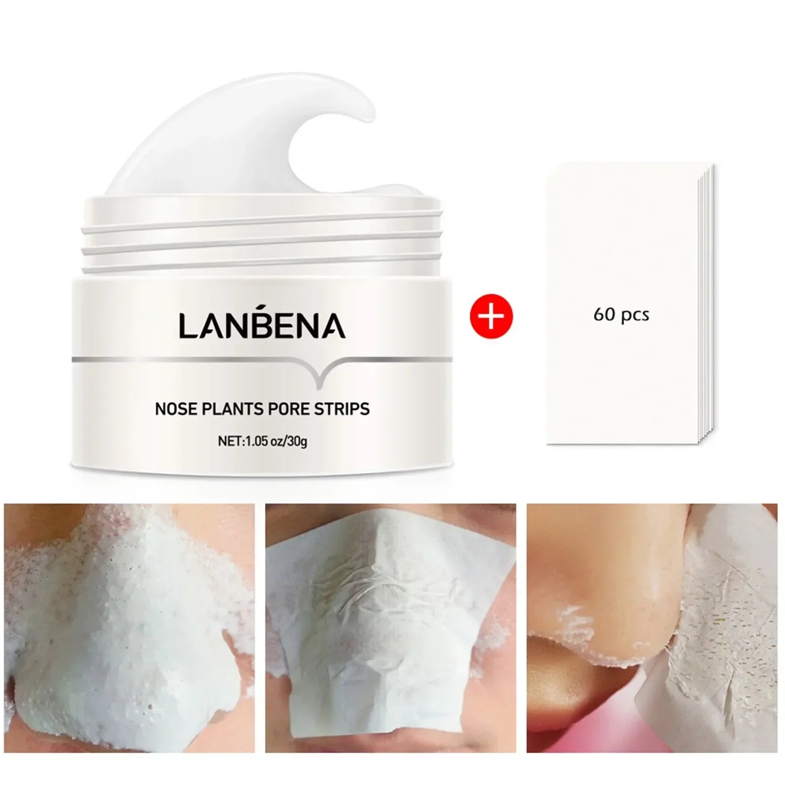 Creme anti-point noir visage - LANBENA +papiers