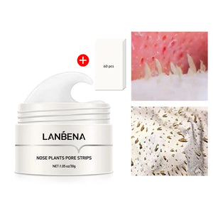 Creme anti-point noir visage - LANBENA + papiers