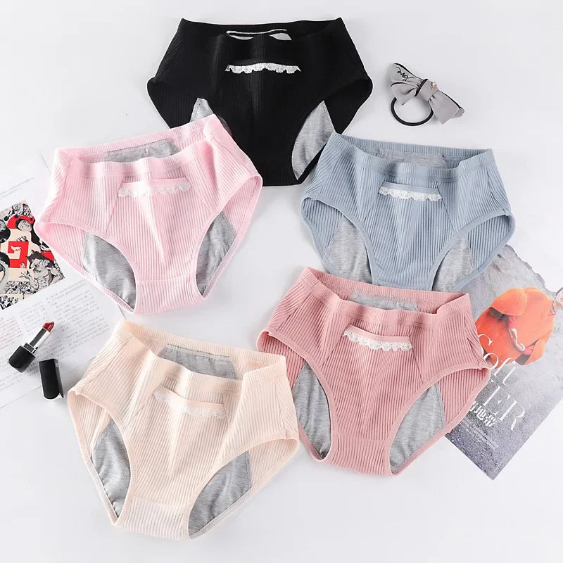Culotte Menstruelle En Coton Anti-fuite