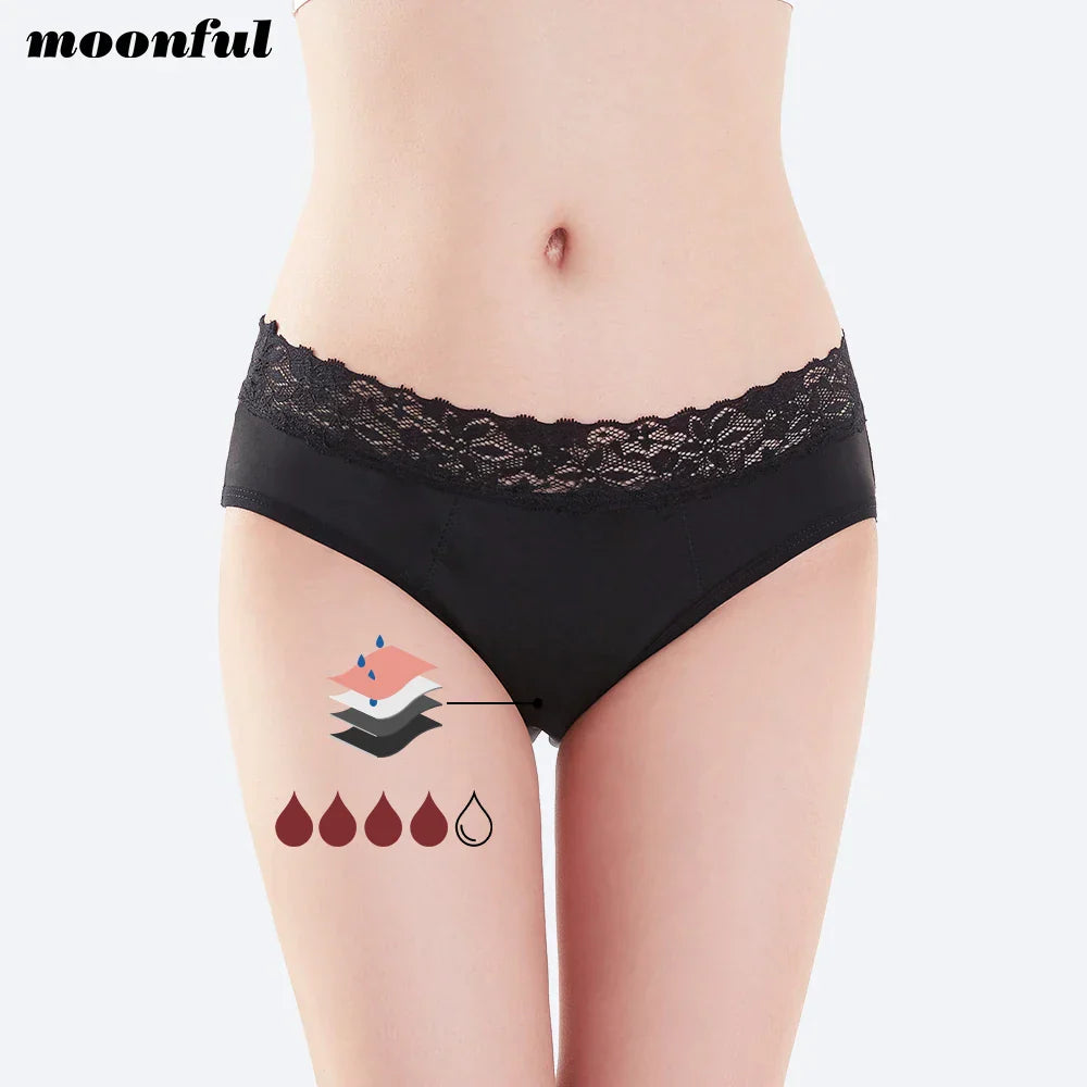 Culotte Menstruelle Flux Abondant a 4 Couches - MOONFUL