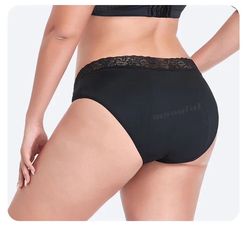 Culotte Menstruelle Flux Abondant a 4 Couches - MOONFUL
