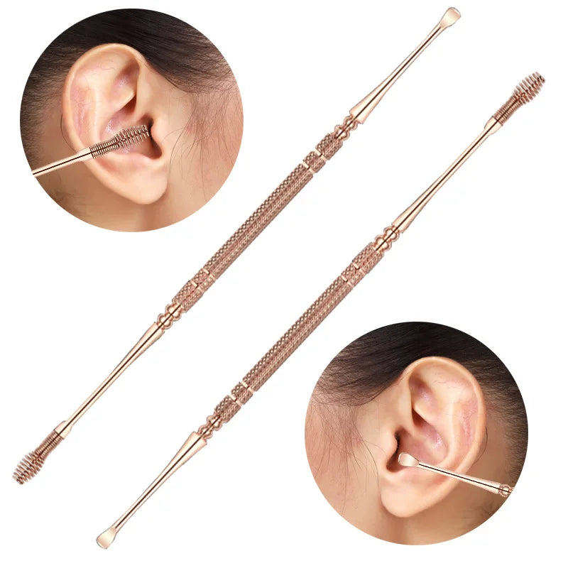 Cure Oreille en Spirale en Acier Inoxydable