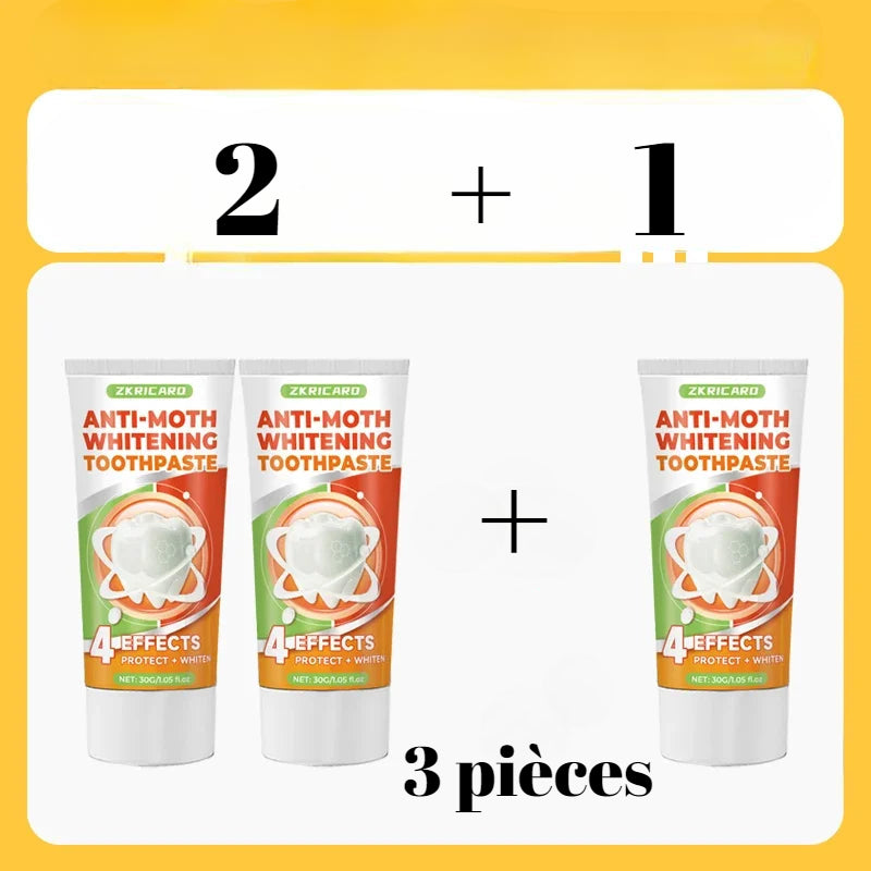 Dentifrice Au Fluorure Pâte 30g 3 pièce