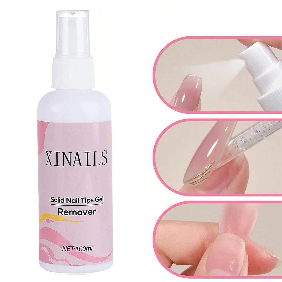 Dissolvant de Gel pour Faux Ongles 100ml