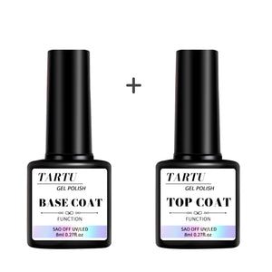 Ensemble Vernis à Ongles Top Coat et Base Coat 8ml