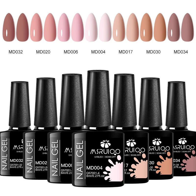 Ensemble de Vernis a Ongles Gel - 7 pieces
