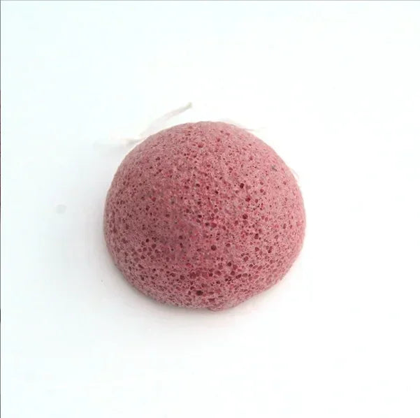 Eponge Konjac Visage 100 % Naturelle Rouge