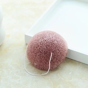 Eponge Konjac Visage Naturelle - Lot de 5 pièces Rose