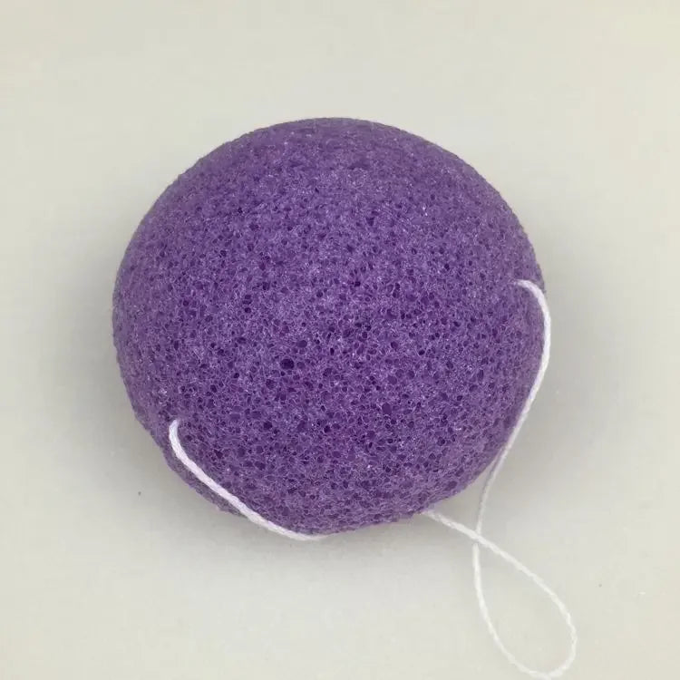 Eponge Konjac Visage Naturelle - Lot de 5 pièces Violet
