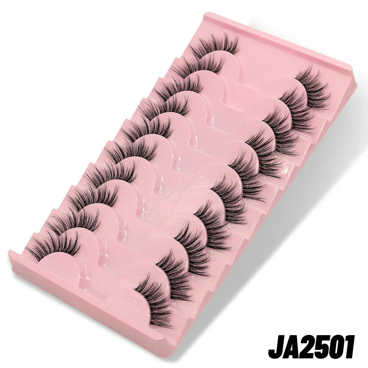 Faux-cils Longs Noir Naturels 3D – 10 paires