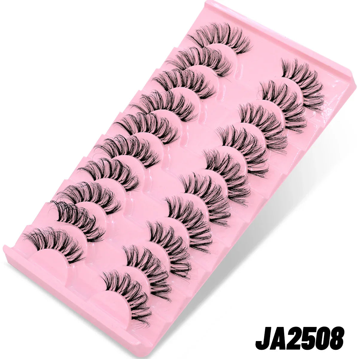 Faux-cils Longs Noir Naturels 3D – 10 paires