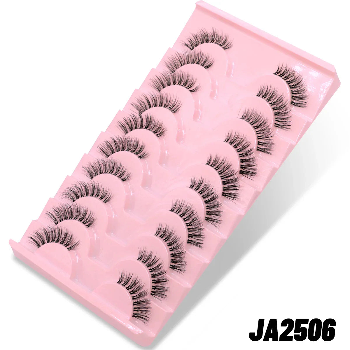 Faux-cils Longs Noir Naturels 3D – 10 paires
