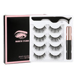 Charger l&#39;image dans la galerie, Faux Cils Magnetiques 4 Paires - Eyeliner Liquide
