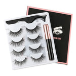 Charger l&#39;image dans la galerie, Faux Cils Magnetiques 4 Paires - Eyeliner Liquide

