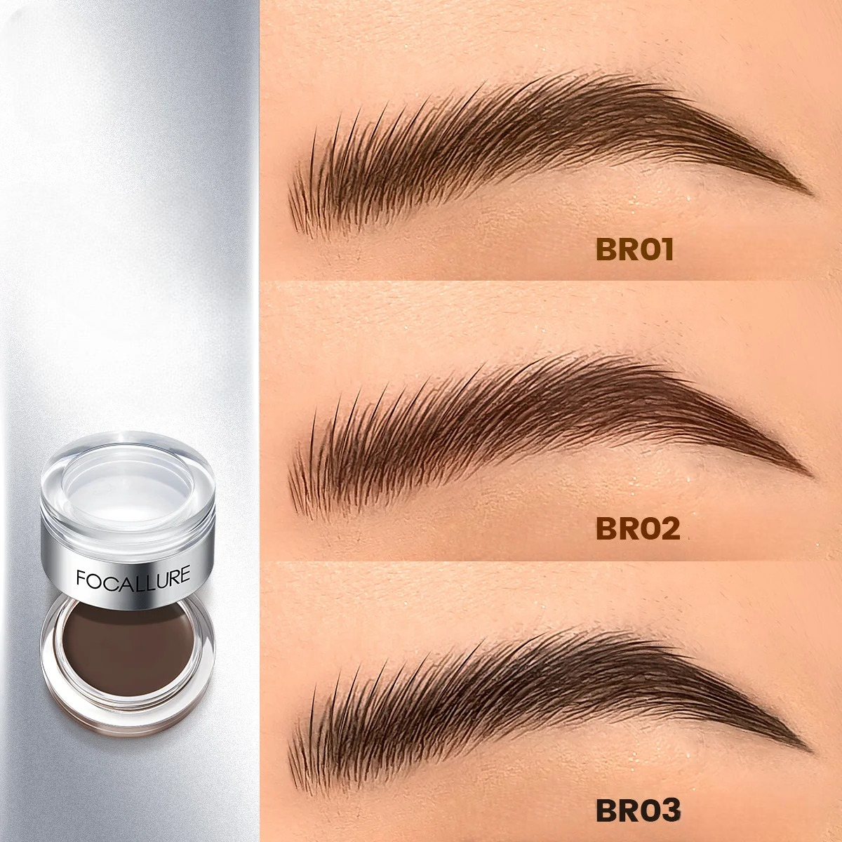 Gel a Sourcils avec Brosse - FOCALLURE