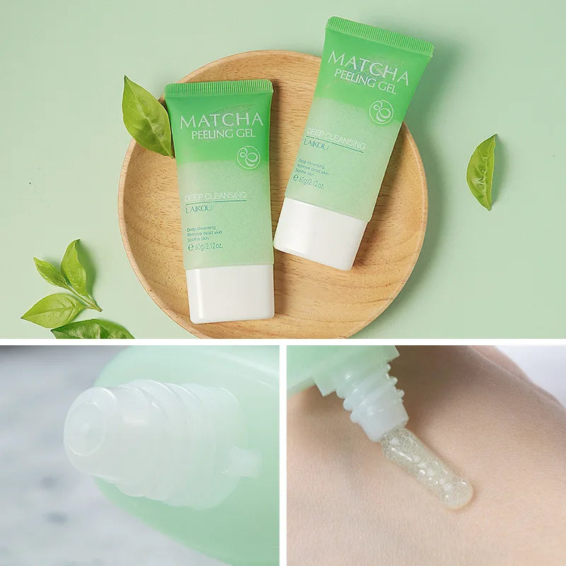 Gommage pour Visage Lakou - Gel Exfoliant Visage MATCHA 