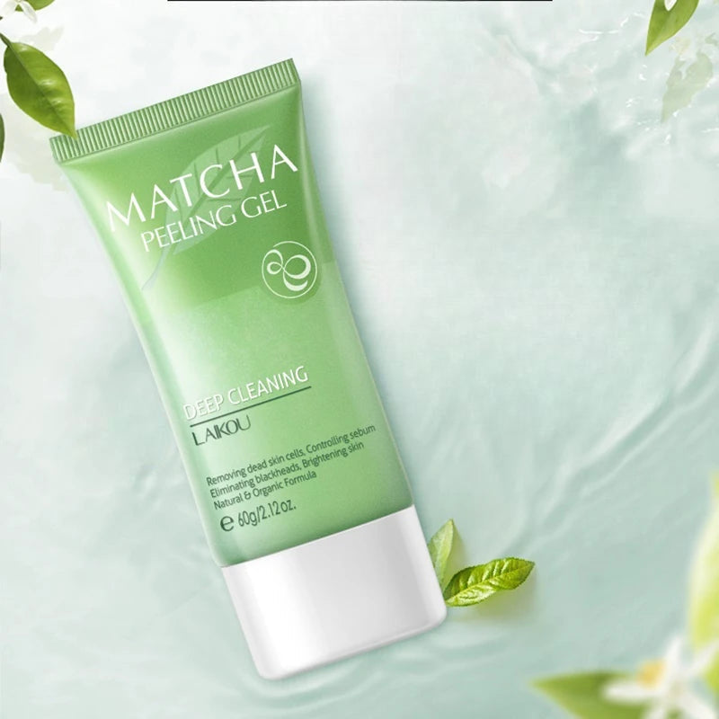 Gommage pour Visage Lakou - Gel Exfoliant Visage MATCHA 1 pièce.