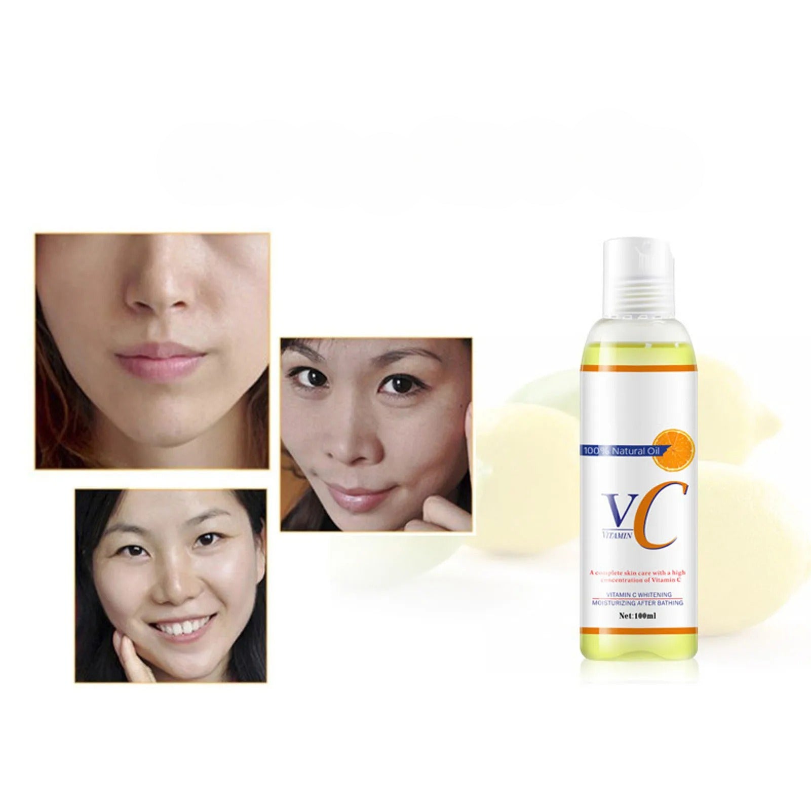 Huile Hydratante Corps et Vsage a la Vitamine C