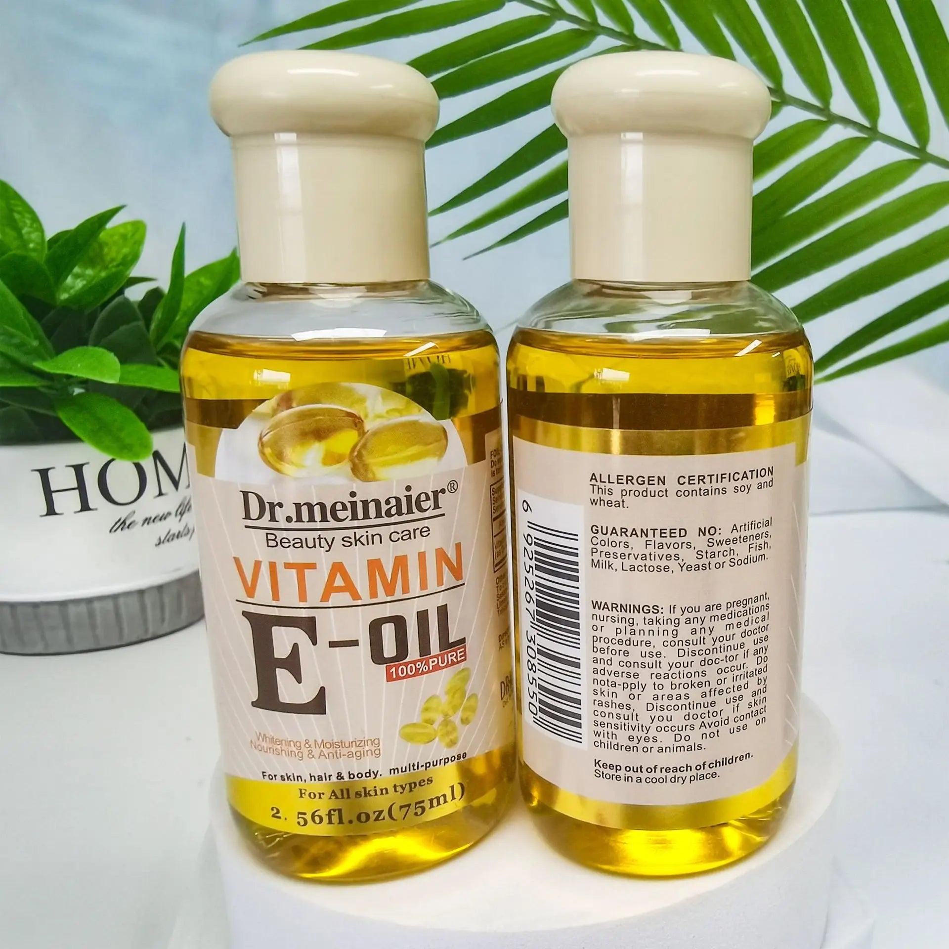 Huile Hydratante Vitamine E pour Visage