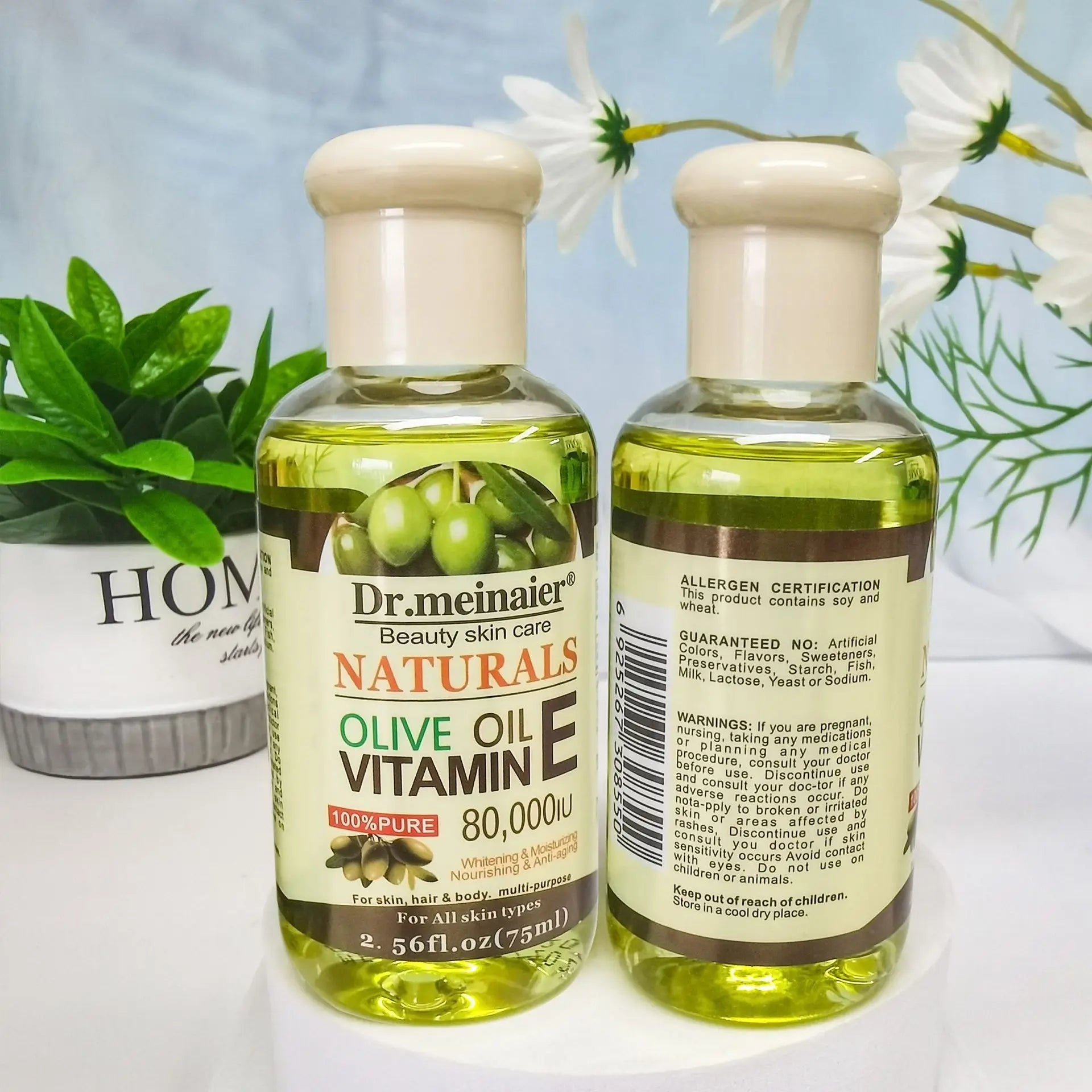 Huile Hydratante Vitamine E pour Visage V-E-huile