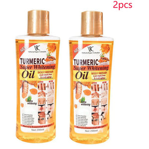 Huile de Massage - Soin du Corps et Visage - Curcuma